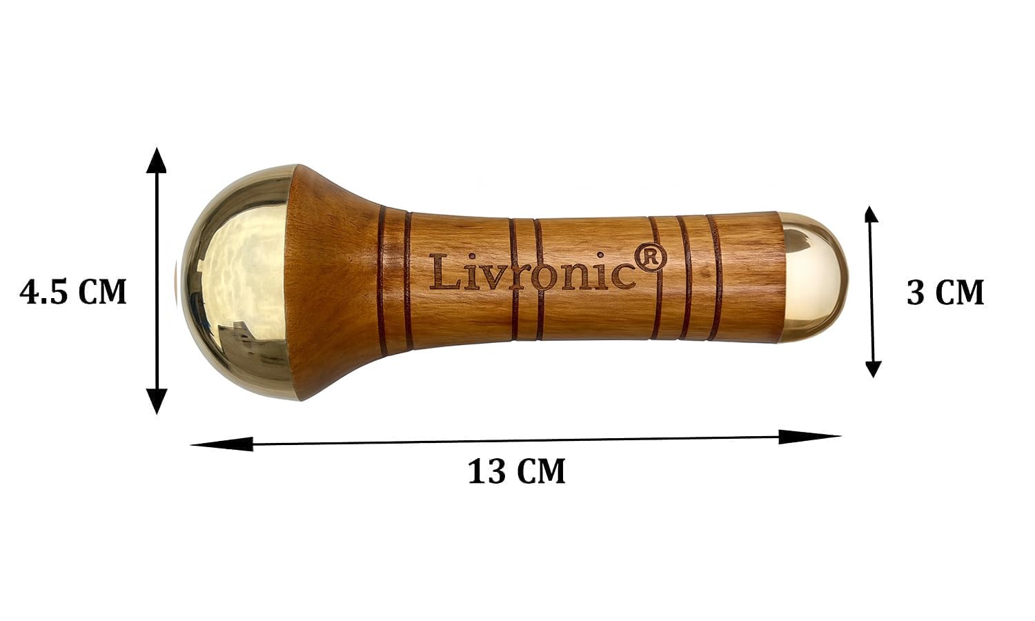 Livronic® Kansa Wand face Detox Bronze Kansa Wand