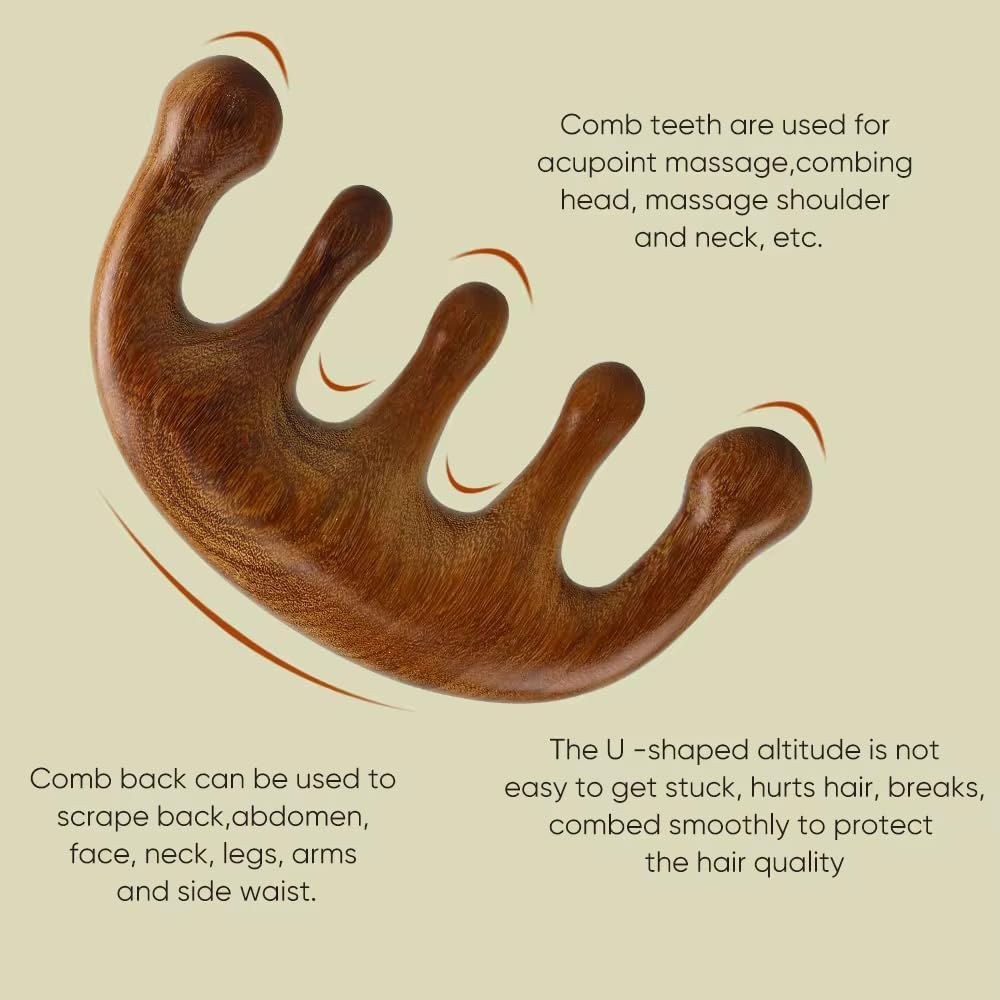Livronic® Wooden scalp massager for hair growth
