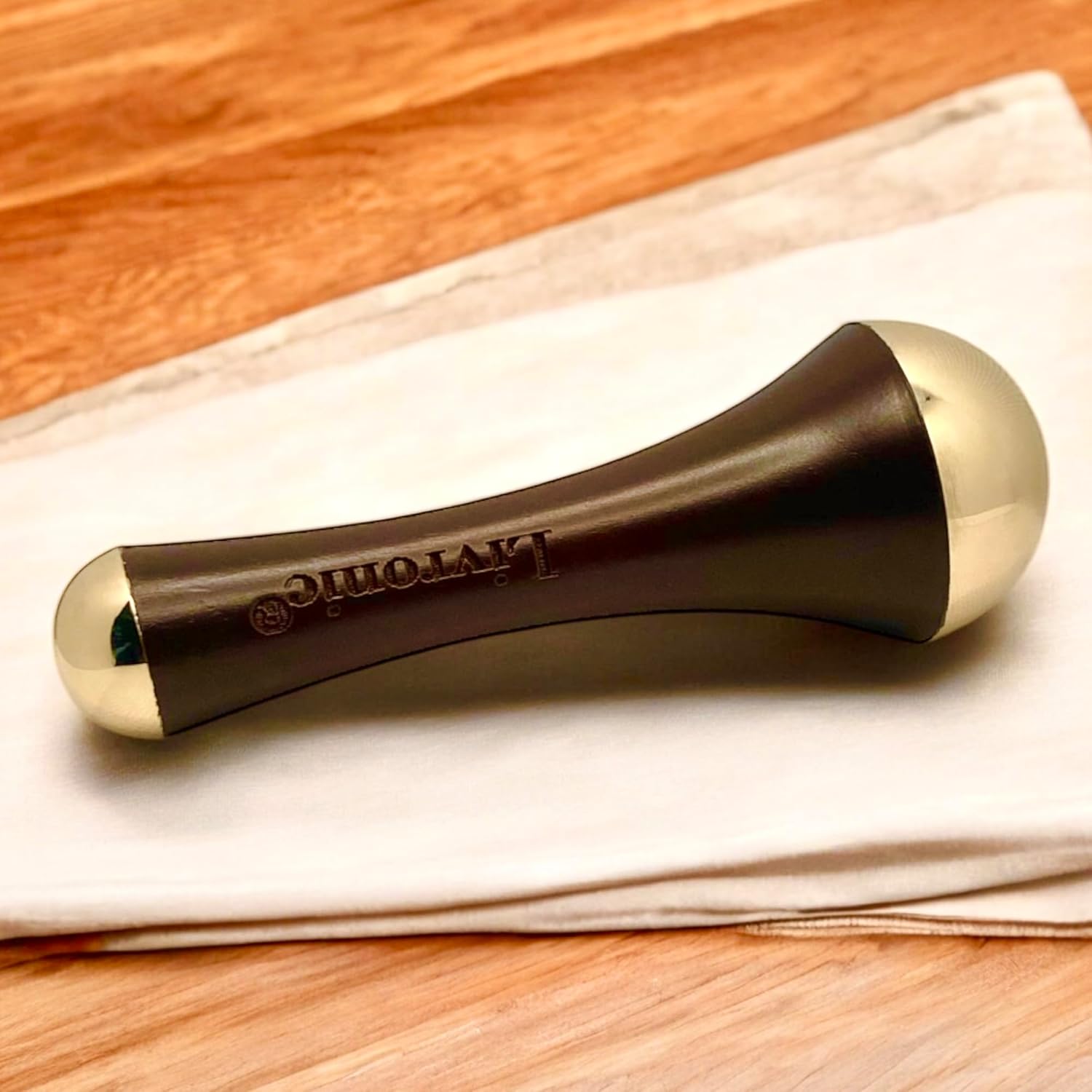 Livronic® Ayurvedic Double Dome (Both Side Vatki) Kansa Wand