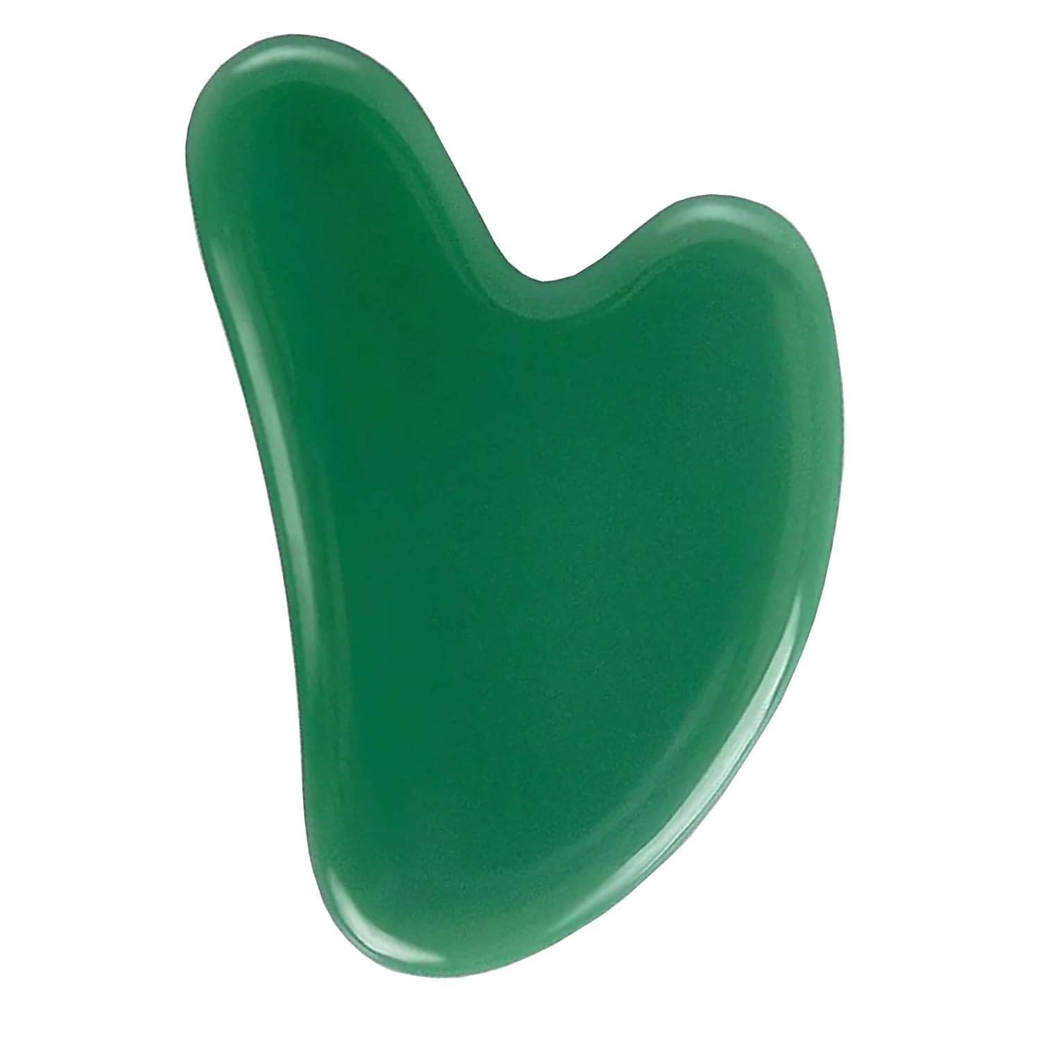 Livronic Gua Sha Facial Handheld Massager Natural Jade Stone Guasha