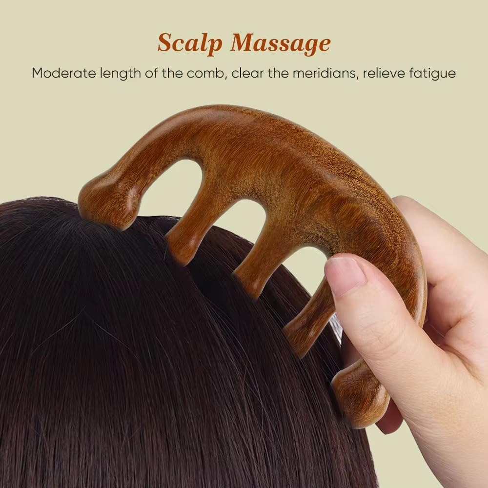 Livronic® Wooden scalp massager for hair growth