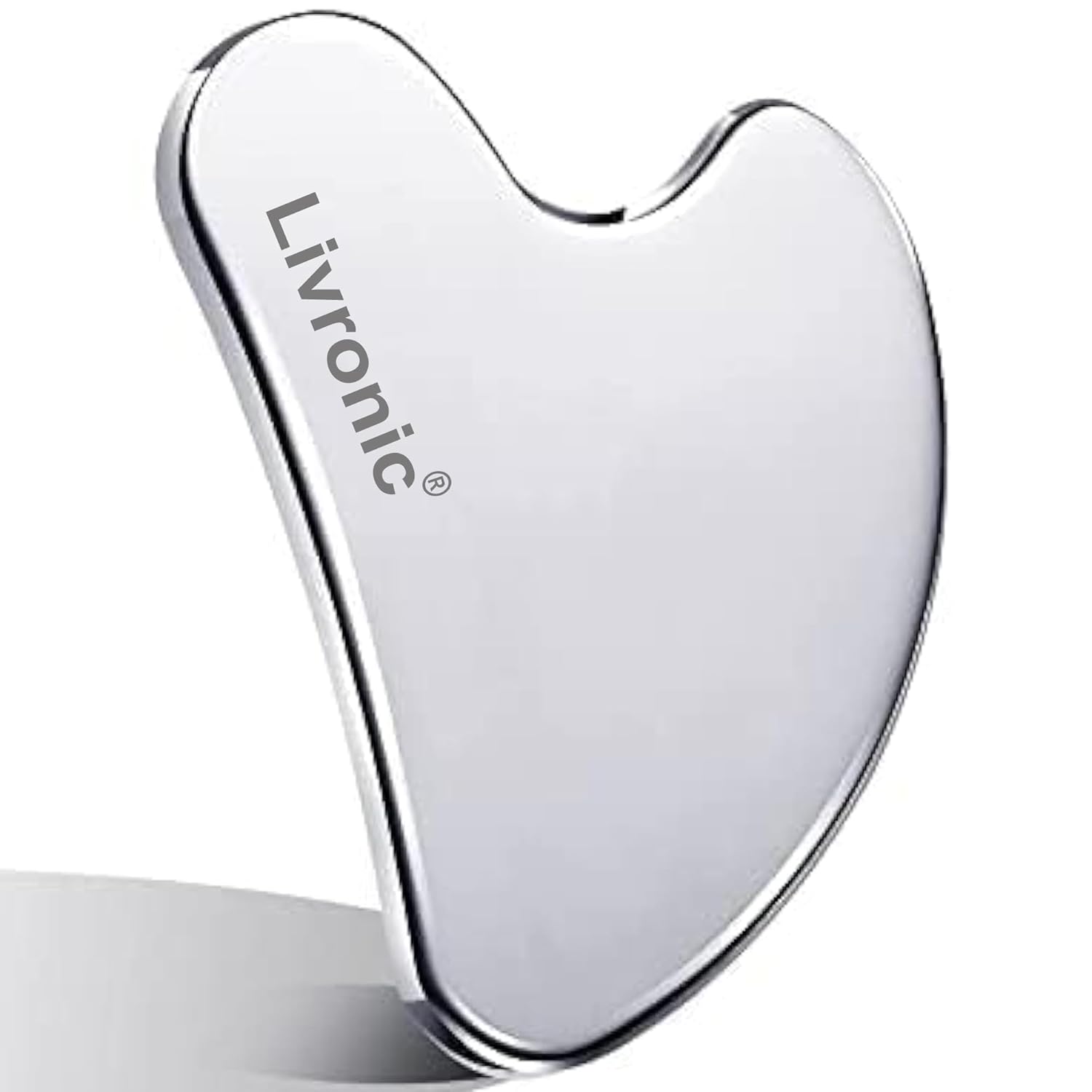 Livronic® Premium SS Gua Sha Tool For Face | 100% 304 Stainless Steel Gua Sha