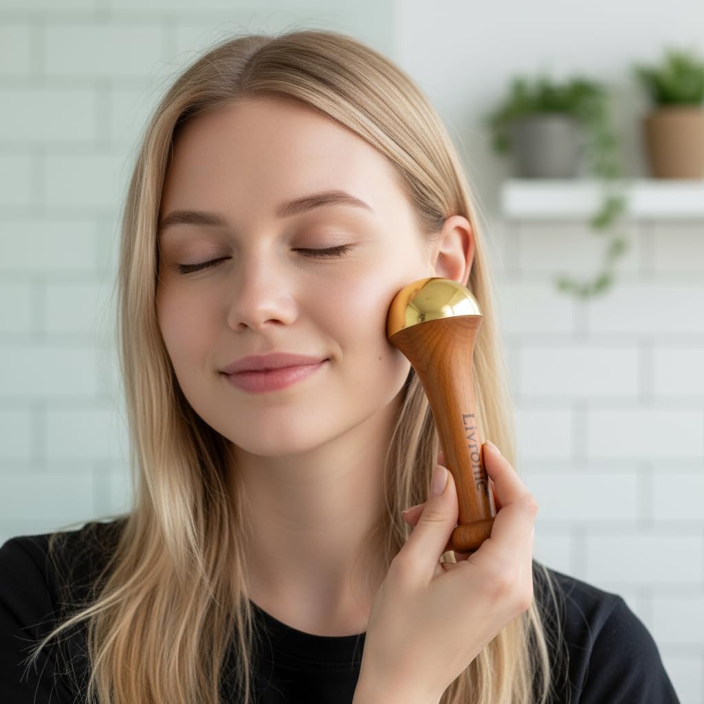 Ayurvedic Kansa (Bronze) Wand Massager With Single Side Vatki (Dome)